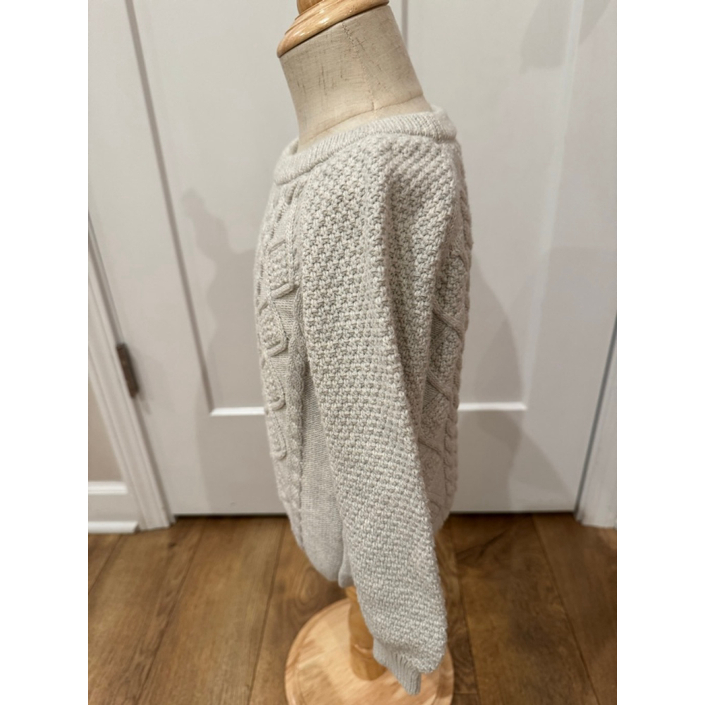 Jamie Kay Sweater 5Y Sweater Beige Cable Knit - Picture 4 of 6